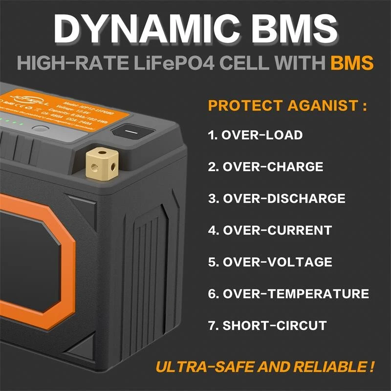 Lithium Iron Phosphate Motorcycle Battery Lithium Iron Phosphate Motorcycle Battery